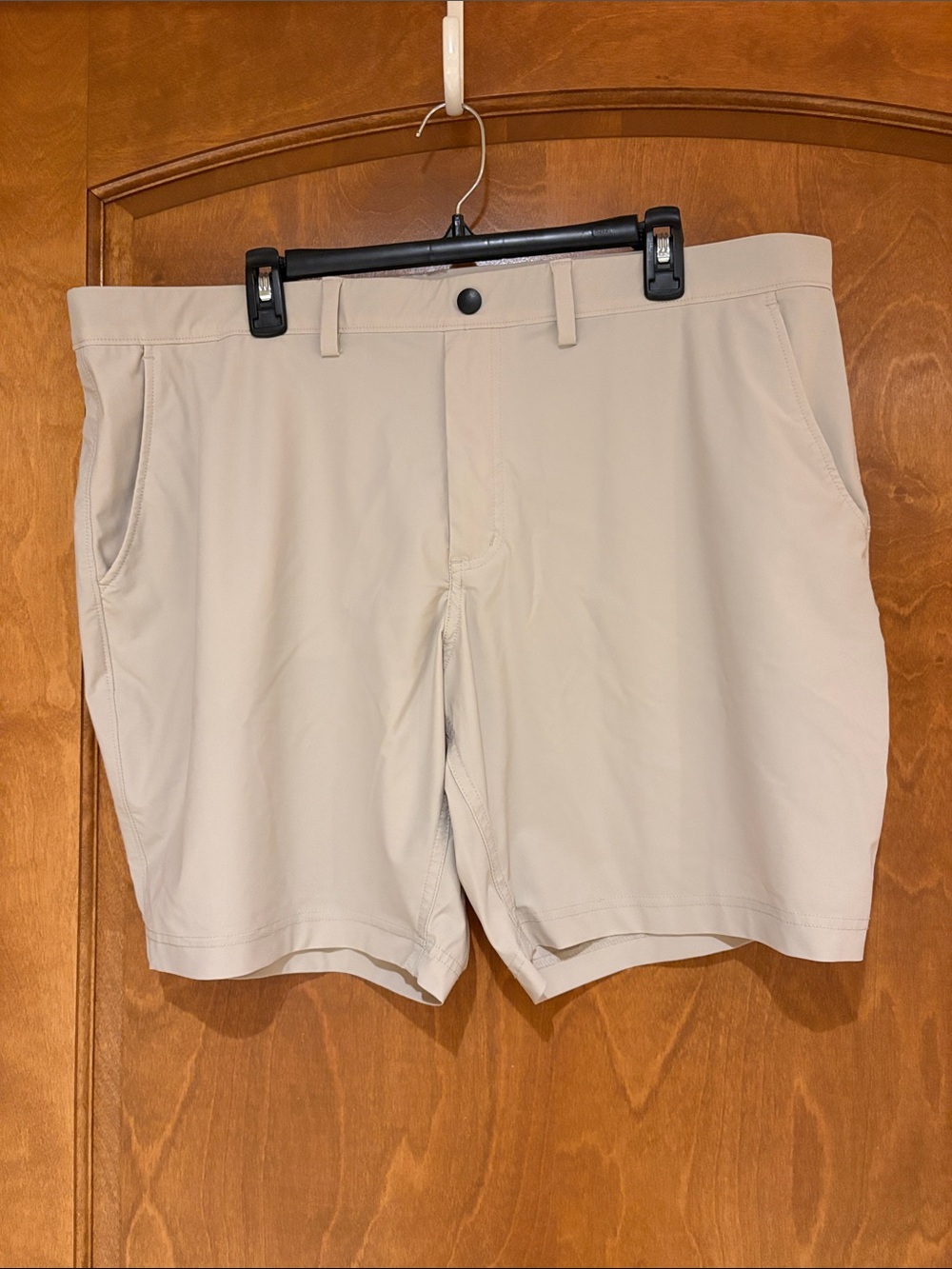 PGA Tour Light Khaki Flat Front Shorts